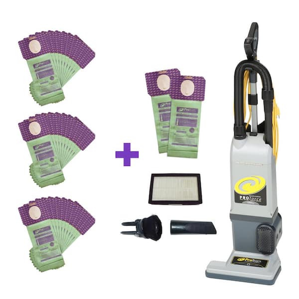ProForce 1200XP Commercial Upright Vacuum Cleaner with ProLevel Filtration, On-Board Floor Tools and 30-Pack Filter Bags