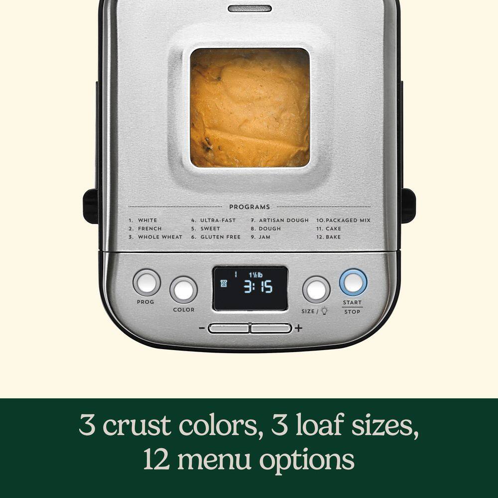 2lb. Stainless Steel Compact Automatic Bread Maker
