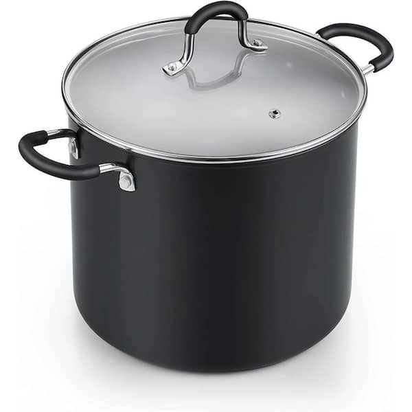 Cook N Home Hard Anodized 10-qt. Aluminum Nonstick Stockpot