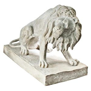 39 in. H Kingsbury Garden Giant Lion Sentinel Looking Right Statue