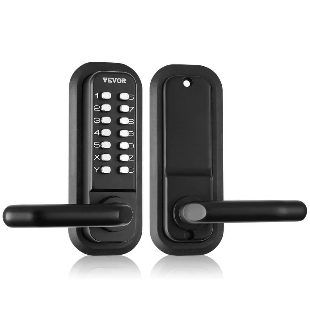 Mechanical Keyless Entry Door Lock 14 Digit Keypad Zinc Alloy Waterproof with Handle for Garden Garage Yard Storage Shed price history on PriceWatchPro