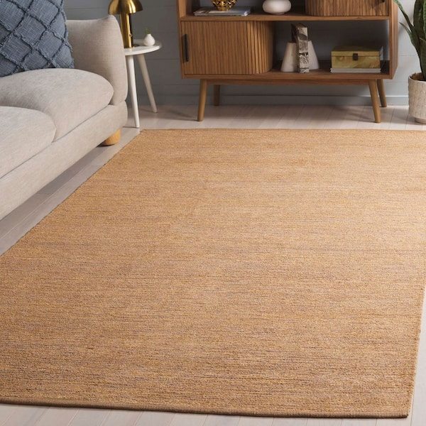 Montauk 6 ft. x 9 ft. Gold Modern Solid Area Rug