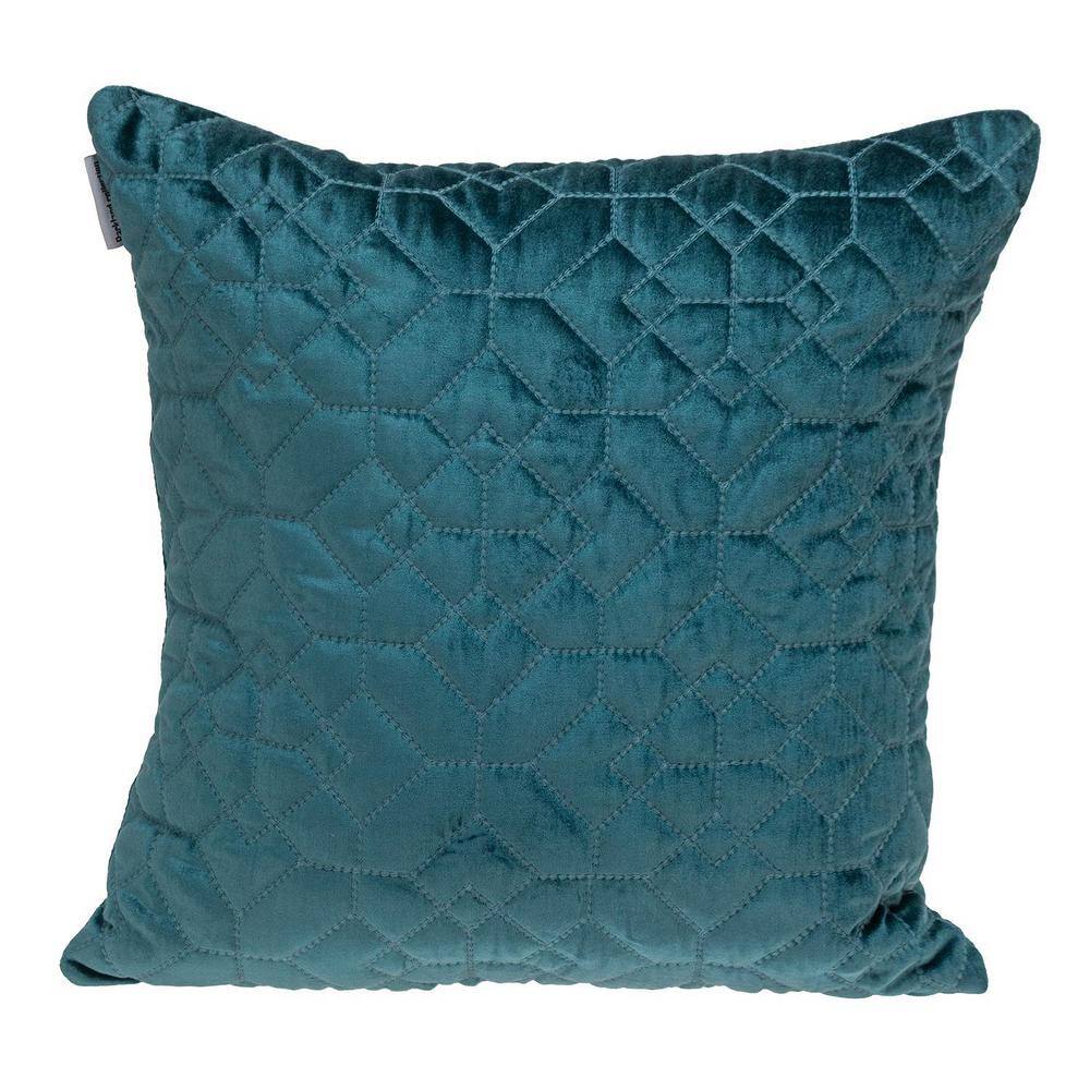 Sora Transitional Quilted Teal Throw Pillow price history on PriceWatchPro