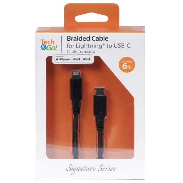 Tech and Go 6 Braided Cable for Lightning 131 1319 TG3 - The Home