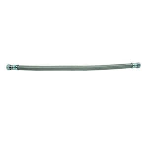 3/8 in. Compression x 3/8 in. Compression with Nut and Sleeve x 16 in. Braided Polymer Faucet Connector