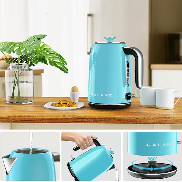 Galanz Retro Electric Kettle ,Red