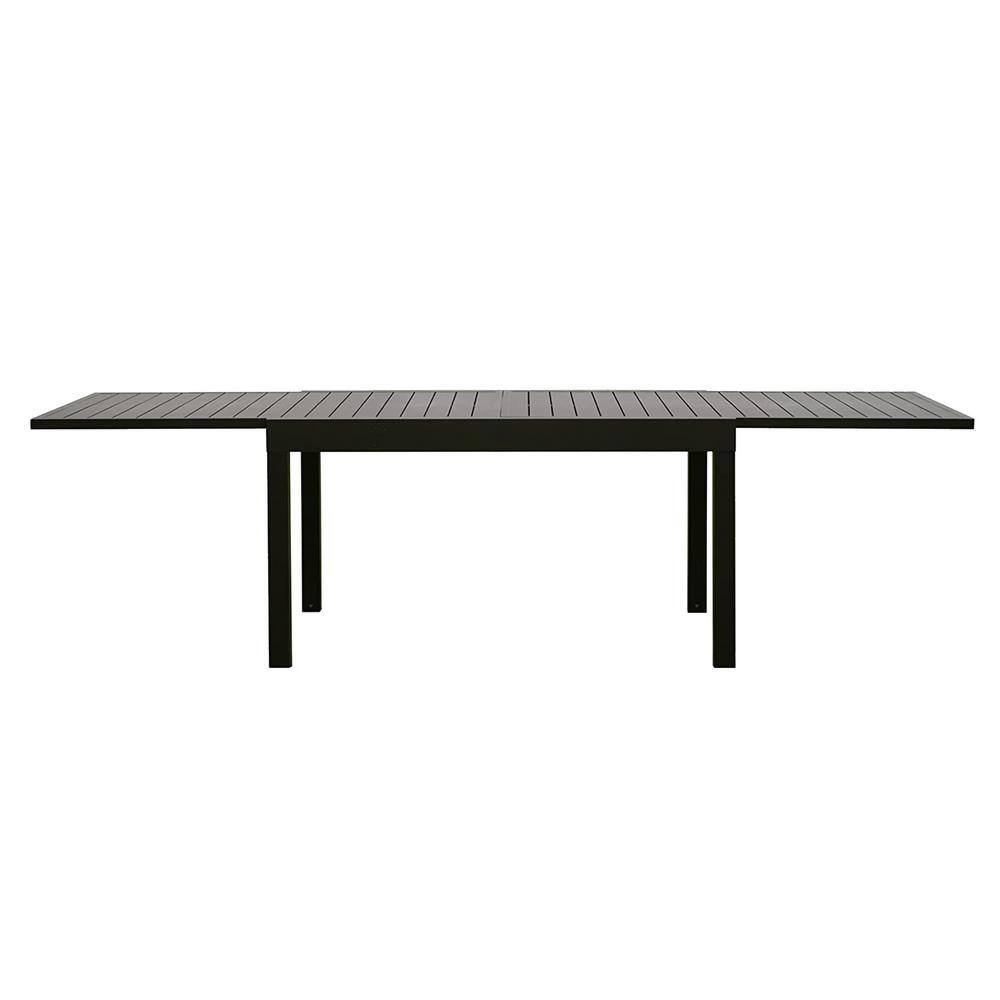 Metal Large Extendable Aluminum Patio Dining Table for 6-Person to 8-Person Rectangular Table(Dark-Brown 1 Table) price history on PriceWatchPro