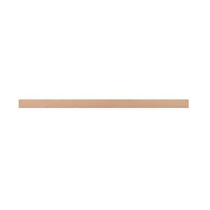 Recessed Panel 91.5 in. W x 0.125 in. D x 4.5 in. H Kitchen Cabinet Toe Kick in Unfinished