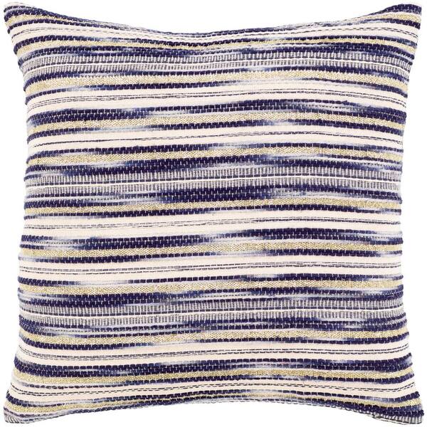 Artistic Weavers Muna Navy Down 22 in. x 22 in. Throw Pillow