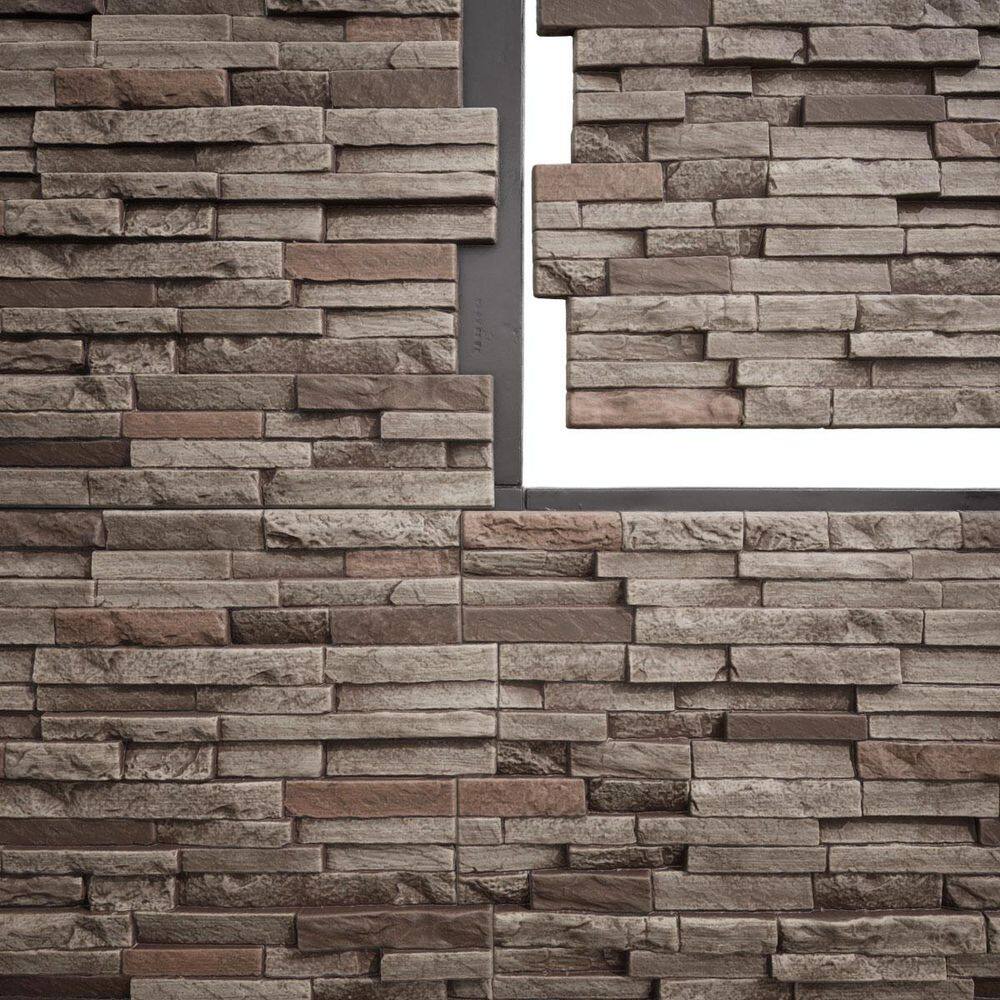 "EverStone Eldorado Faux Stone Panel, 48""W x 25""H x 1""D, Anthracite Color" price history on PriceWatchPro