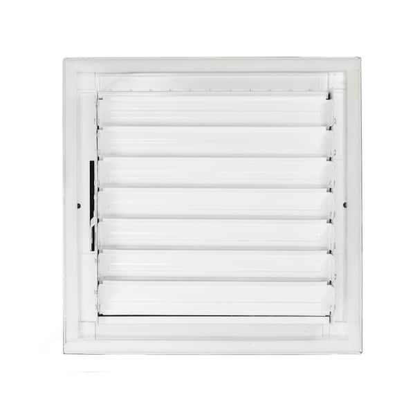 Venti Air 10 in x 10 in Adjustable, Single Deflection, 1 Way Supply  Register for Duct Opening 10 in W x 10 in H HAR1010 - The Home Depot