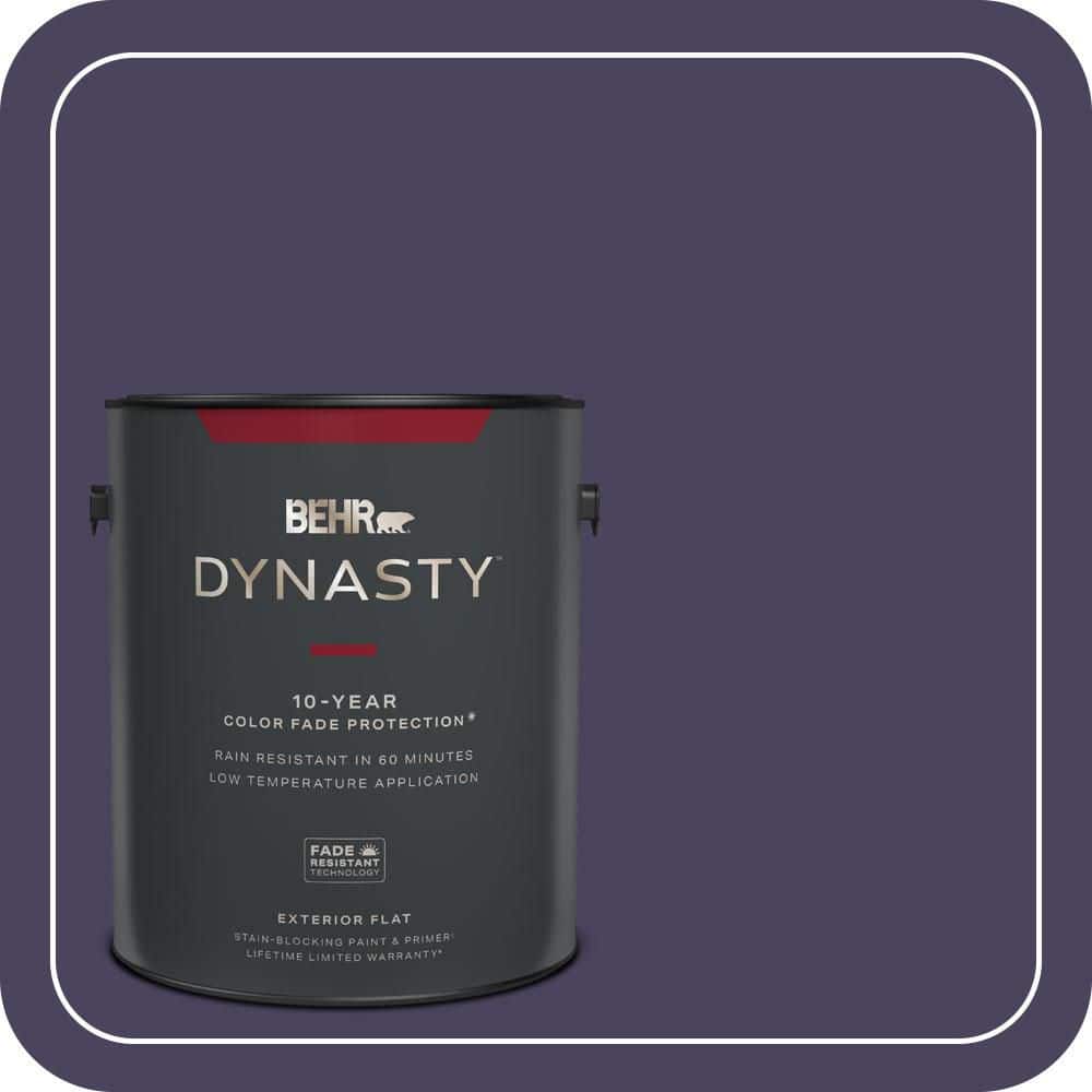 1 gal. #S-H-640 Purple Blanket Flat Exterior Stain-Blocking Paint & Primer price history on PriceWatchPro