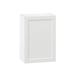 Alton Painted White Recessed Assembled Wall Kitchen Cabinet with Full Height Door (21 in. W x 30 in. H x 14 in. D)