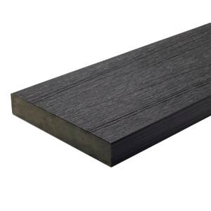 UltraShield Natural Cortes Series 1 in. x 6 in. x 8 ft. Hawaiian Charcoal Solid Composite Decking Board (10-Pack)
