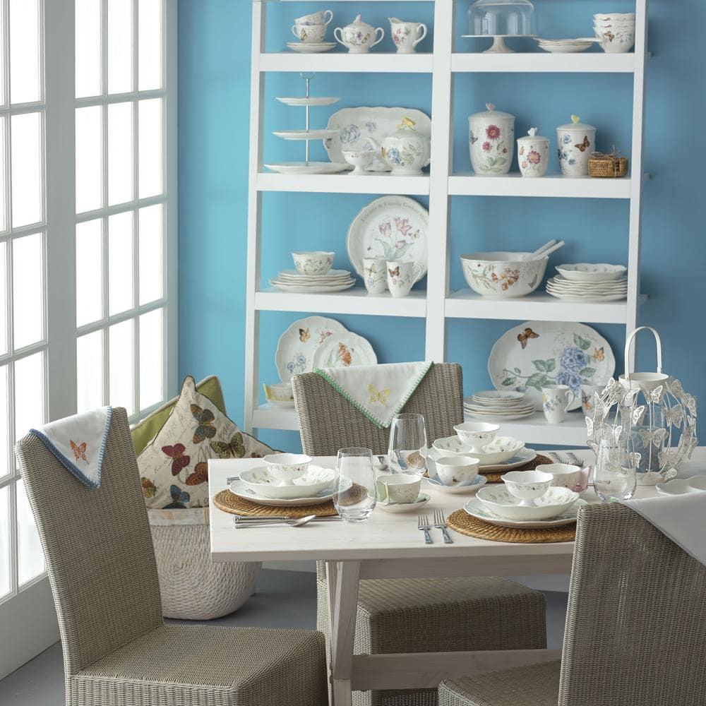 Butterfly Meadow Porcelain Round Pasta Bowl