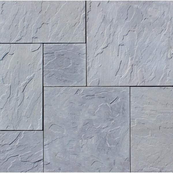 Nantucket Pavers Patio-on-a-pallet 10 ft. x 10 ft. Gray Dutch York-Stone Concrete Pavers (44 Pieces/100 Sq Ft)