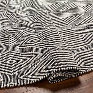 Marques Charcoal Tribal 2 ft. x 4 ft. Indoor Area Rug