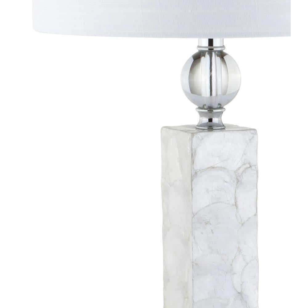 Bailey 32" White Mother of Pearl LED Table Lamp Set