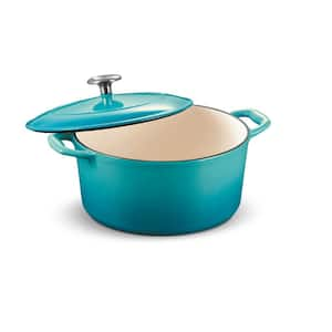 Tramontina Enameled Cast Iron 6.5-Quart Covered Round Dutch Oven