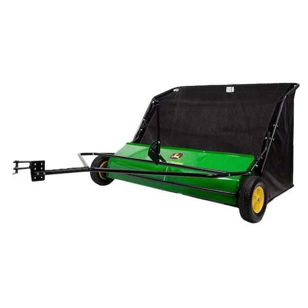 54 in. 31 cu. ft. Tow-Behind Lawn Sweeper with Extra-Large Capacity and DOUBLE-HELIX Brushes