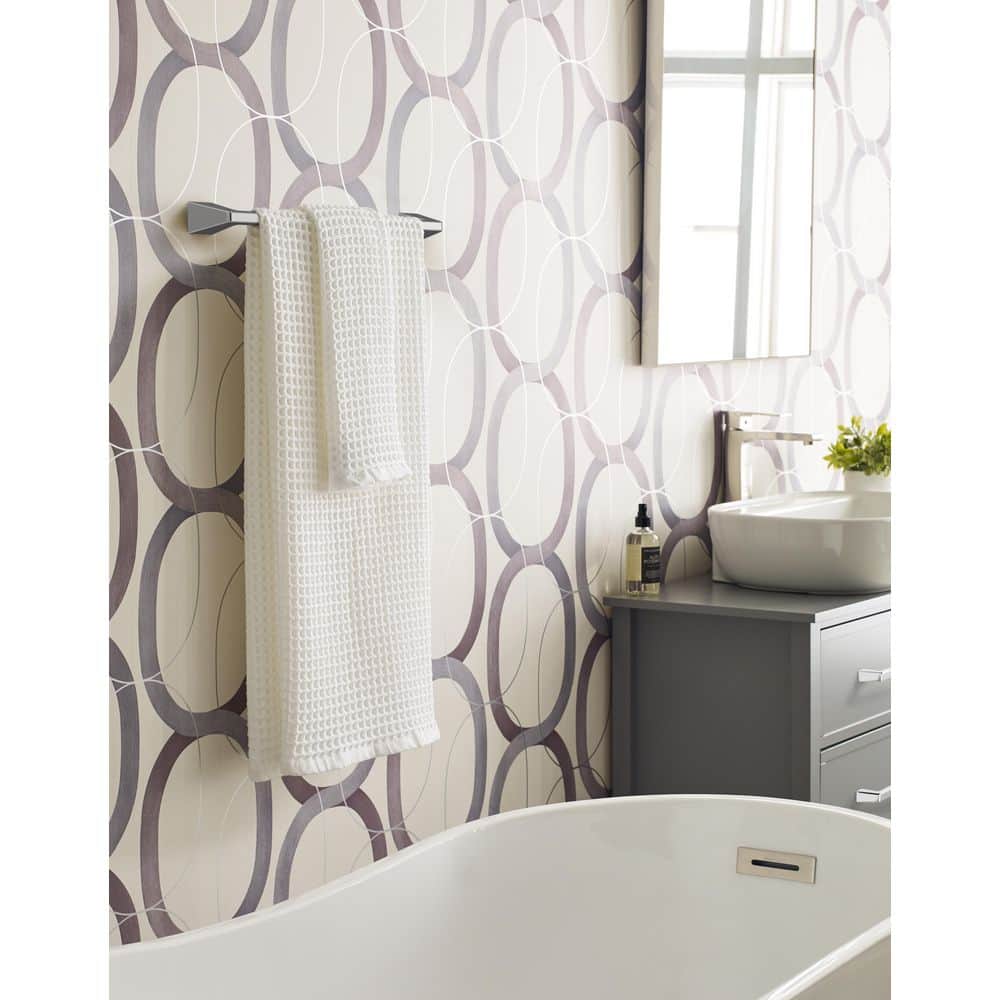 Blackrock 18-Inch Chrome Wall Mounted Towel Bar