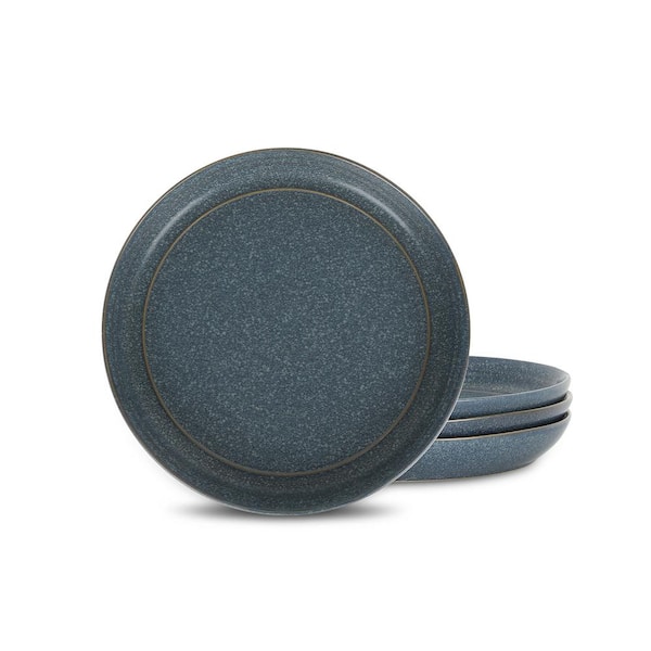 STONE LAIN Elio 4-Piece Blue Stoneware Full Set (Service for 4)