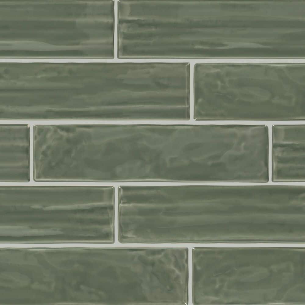 LuxeCraft Sage Mist 2 in. x 9 in. Glossy Porcelain Wall Tile (543.4 sq. ft./pallet) price history on PriceWatchPro