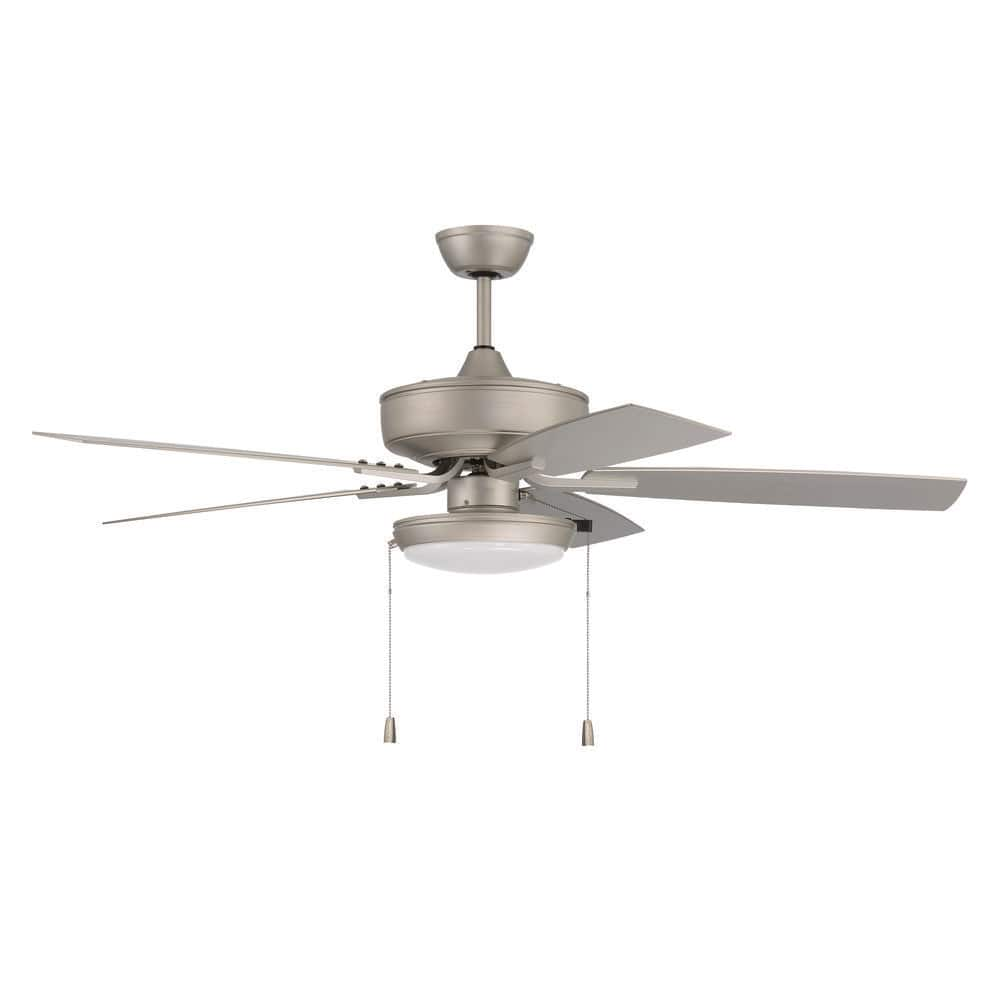 Pro Plus 52 in. Outdoor Indoor/Wet Painted Nickel Ceiling Fan -  CRAFTMADE, OP119PN5