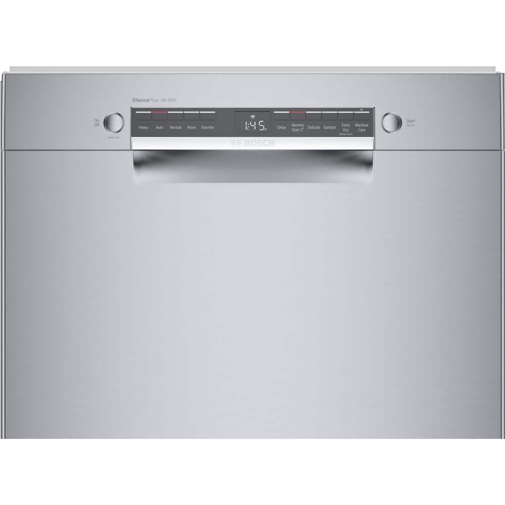 24" Stainless Steel Front Control Smart Built-In Dishwasher