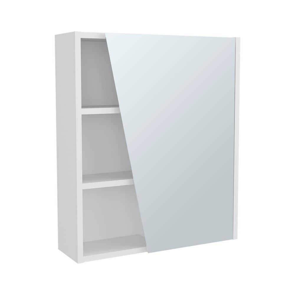19.7 in. W x 23.3 in. H Rectangular Engineered Wood Medicine Cabinet with Mirror price history on PriceWatchPro