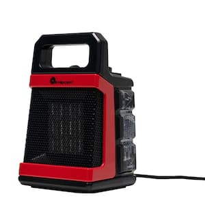 1,500-Watt 11.6 in. Portable Ceramic Forced Air Electric Indoor Heater