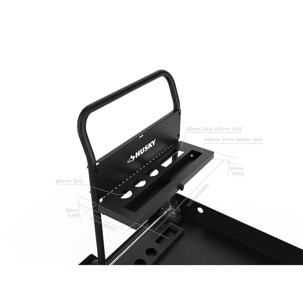 Husky - 38 in. W All-Terrain Folding Tool Cart