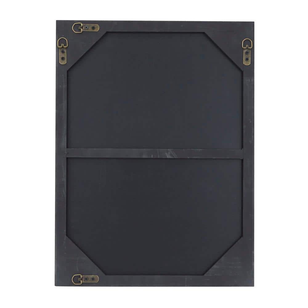 Gold Rectangular Wood Framed Wall Mirror 18" x 24"