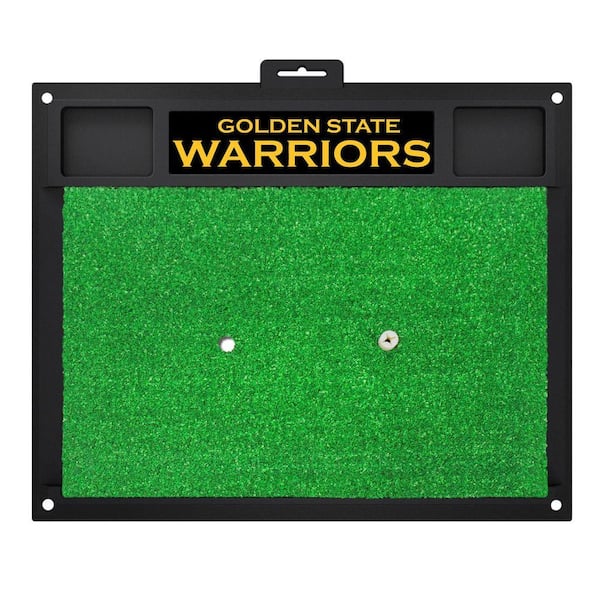 FANMATS NBA - Golden State Warriors 20 in. x 17 in. Golf Hitting Mat