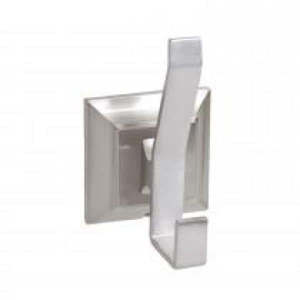 ARISTA Leonard series Double Hook Satin Nickel Towel Hook