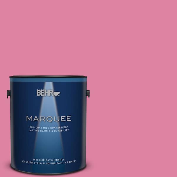 BEHR MARQUEE 1 gal. Home Decorators Collection #HDC-MD-10A Sweet Chrysanthemum Satin Enamel Interior Paint & Primer