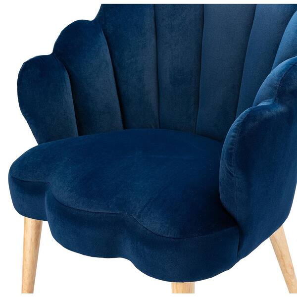 scallop chair navy