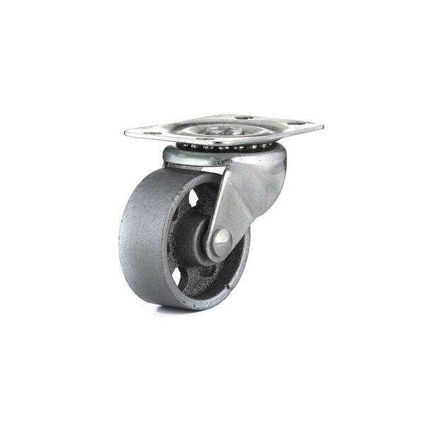 Richelieu Hardware 1-31/32 in. Metal Swivel Without Brake plate Caster, 125.7 lb. Load Rating