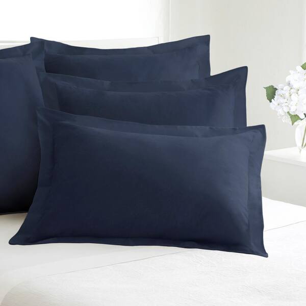 BED MAKER'S Tailored Navy Pillow Sham 2-Pack FRE24502NAVY07 The