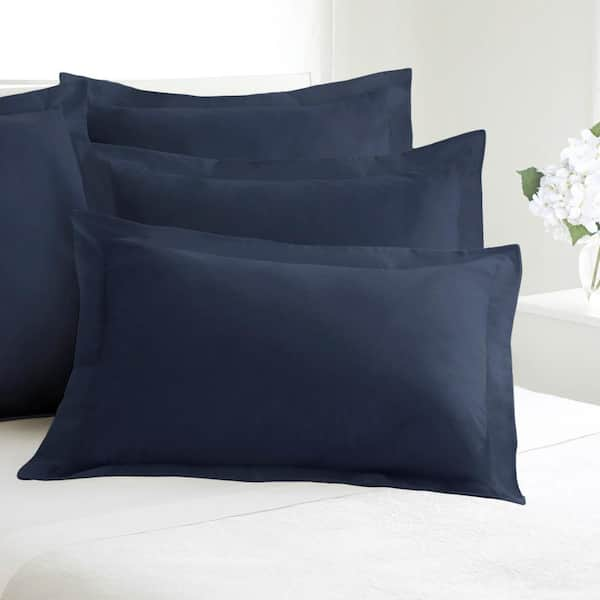 Navy blue pillow sham best sale