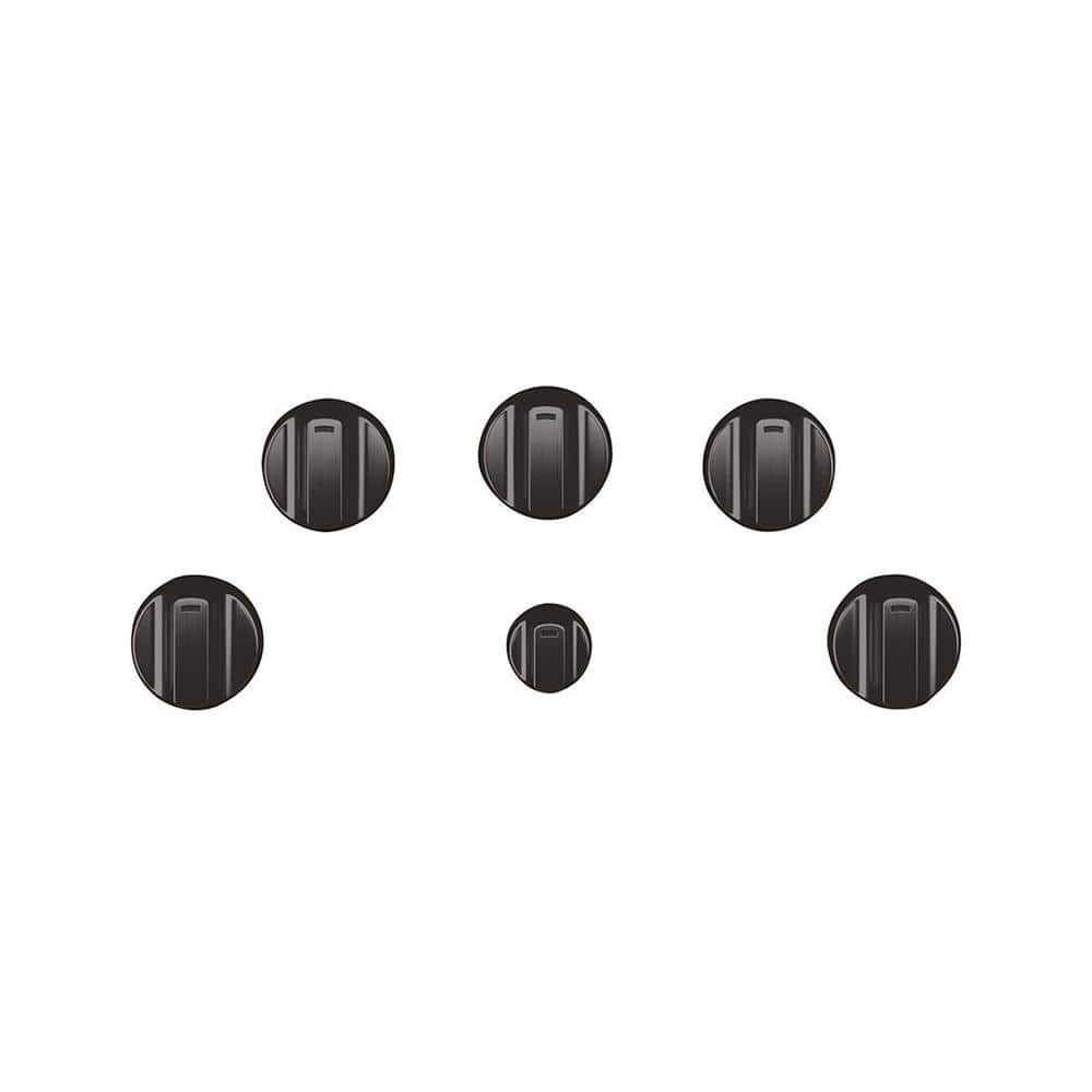 Cafe Electric Cooktop Knob Kit in Brushed Black CXCE1HKPMBT The Home