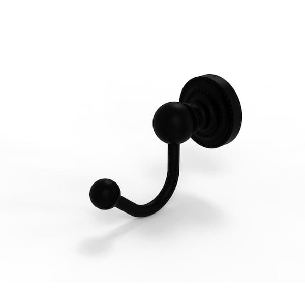 Allied Brass Dottingham Collection Robe Hook in Matte Black