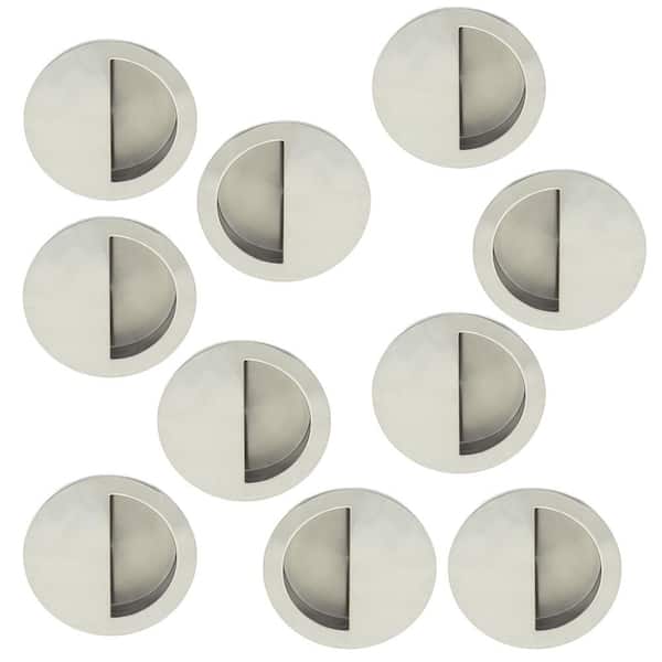 INOX FHIX 3-1/2 in. Dia Polished Stainless Steel Semi-Circular Flush Cup Pull (10-Pack)