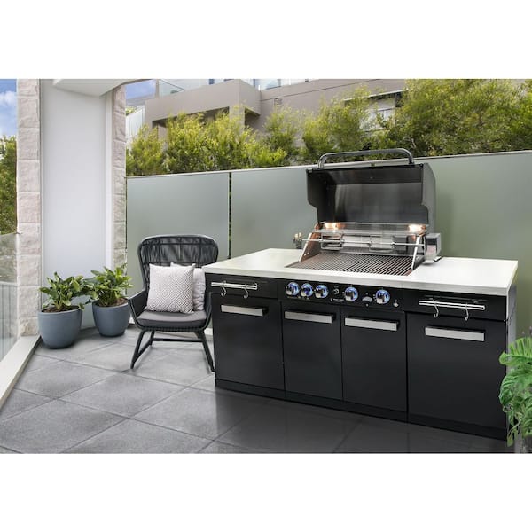 MONT ALPI Compact Series 957 5-Burner Outdoor Kitchen BBQ Grill