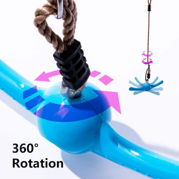 Misopily Ninja-Twister 360° Handle Twist Swing Set Adjustable