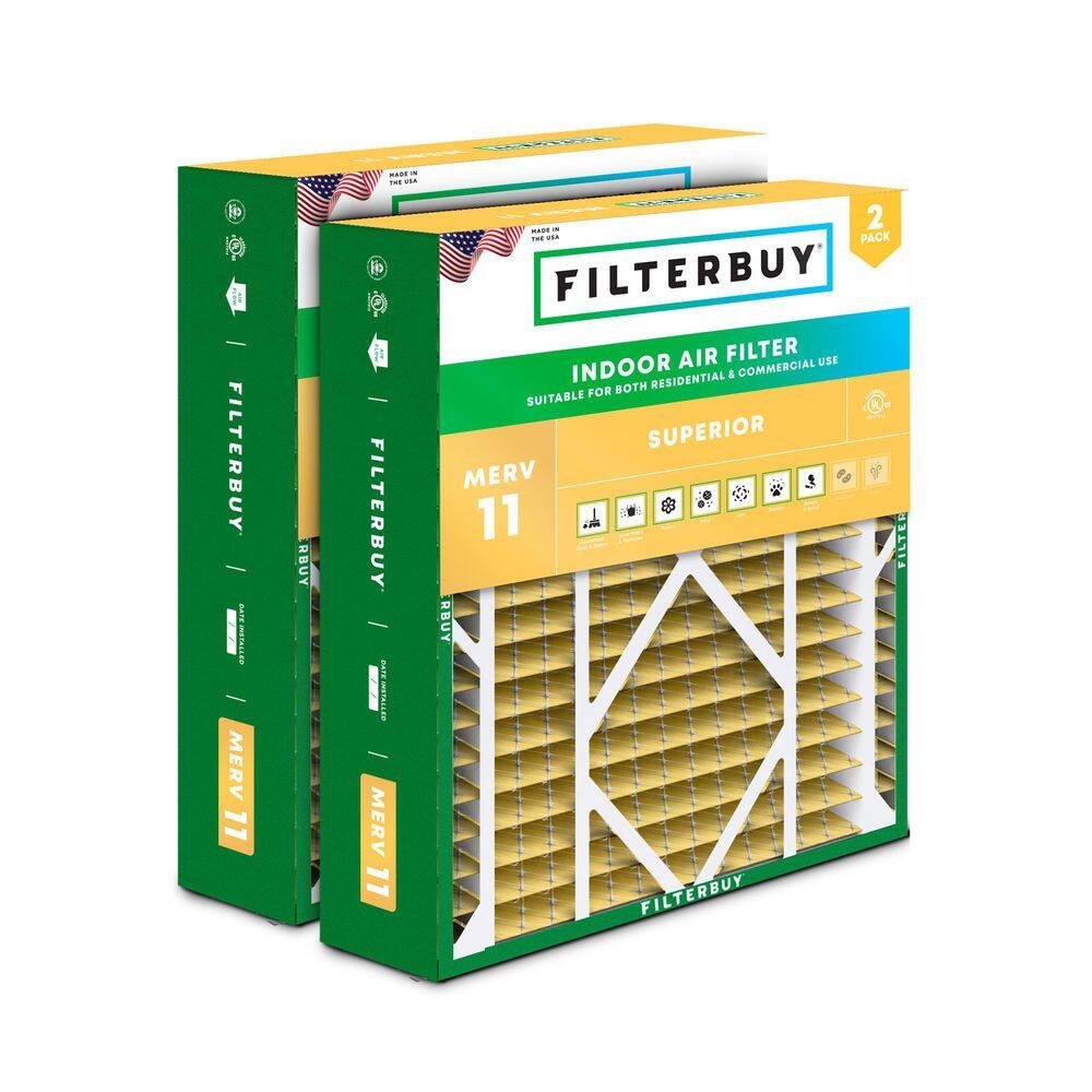 20 in. x 21 in. x 5 in. MERV 11 (FPR 7) Allergen Defense Pleated HVAC AC Furnace Air Filters for Lennox (2-Pack) price history on PriceWatchPro