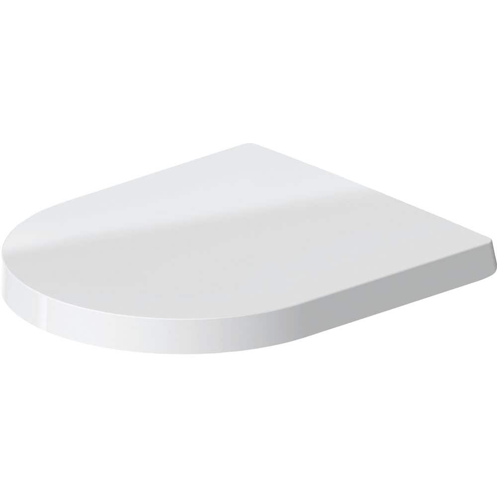 EAN 4053424307244 product image for STARCK Compact Elongated Closed Front Toilet Seat in White | upcitemdb.com