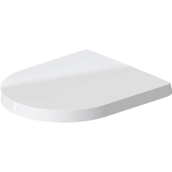 Duravit STARCK Compact Elongated Closed Front Toilet Seat in White