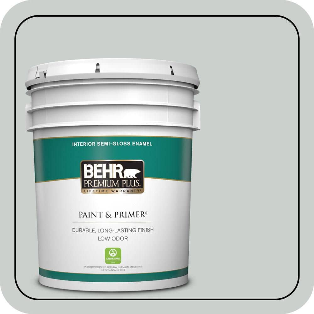 5 gal. Home Decorators Collection #HDC-MD-06G Sparkling Silver Semi-Gloss Enamel Low Odor Interior Paint & Primer price history on PriceWatchPro