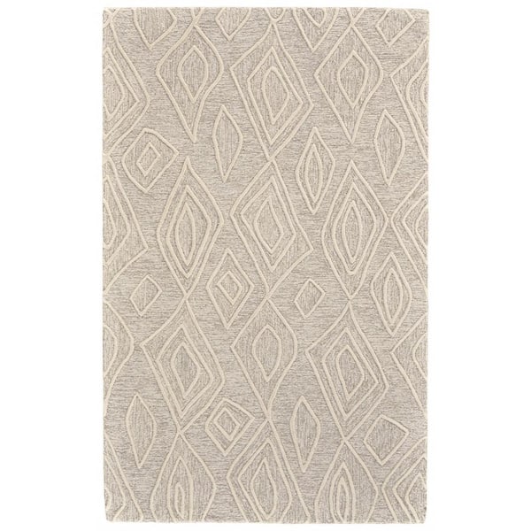 HomeRoots Tan and Ivory 2 ft. x 3 ft. Geometric Area Rug